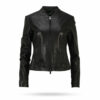 Arma Lederjacke 007L216035 02 Stevie Lamb Butter Schwarz 1