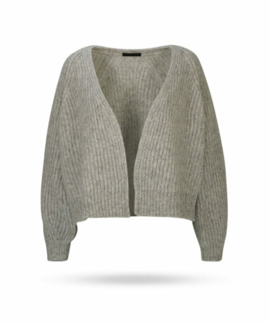 Drykorn Manui Grobstrick Cardigan Hellgrau 88447 6710