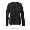 IVI Solid Seidenbluse Schwarz 21201070