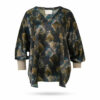 IVI Wild Oversized Seidenbluse Dunkelblau 21201045
