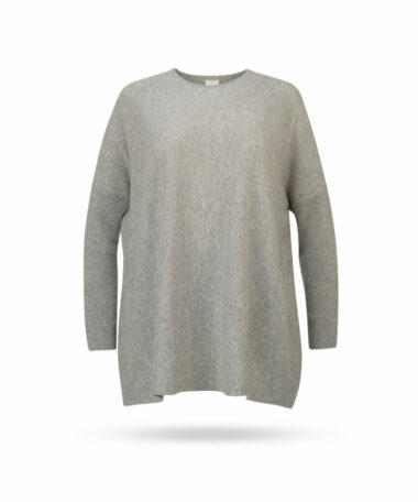 Mary Yve Cashmere Longpulli Hellgrau 50221 824