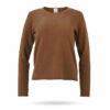 Mary Yve Cashmere Pullover mit Rollkanten Nougat 50099 713