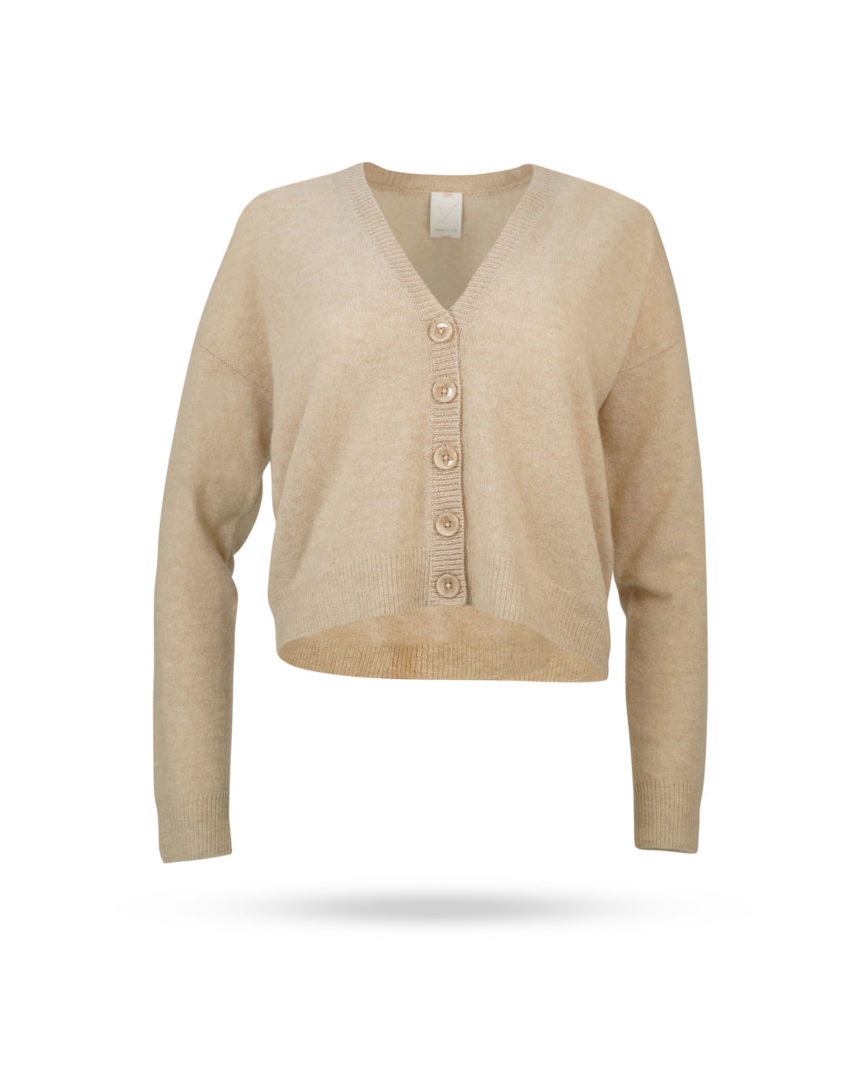 Mary-Yve-Cashmere-Weste-cropped-Beige-50219-932 Mary Yve Cashmere Weste cropped Beige 50219 932