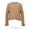 Mary Yve Pullover mit Zopfmuster Nude 50255 933