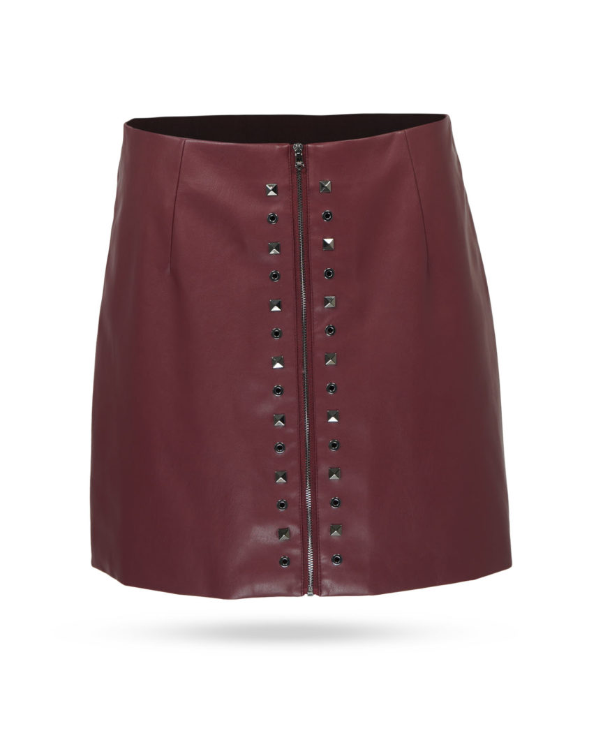 Patrizia-Pepe-Gonna-Skirt-Lava-Red-2L0916-A1DZ Patrizia Pepe Gonna Skirt Lava Red 2L0916 A1DZ