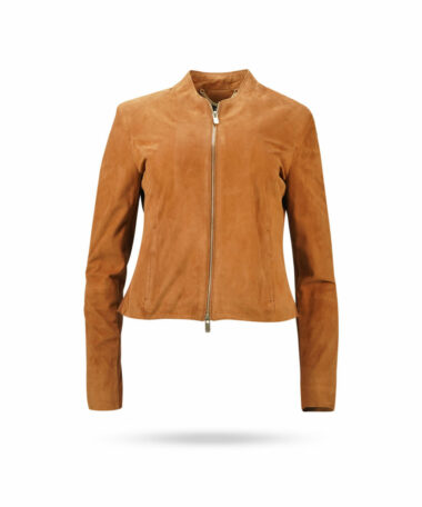 Arma Stevie Lederjacke Cognac Suede