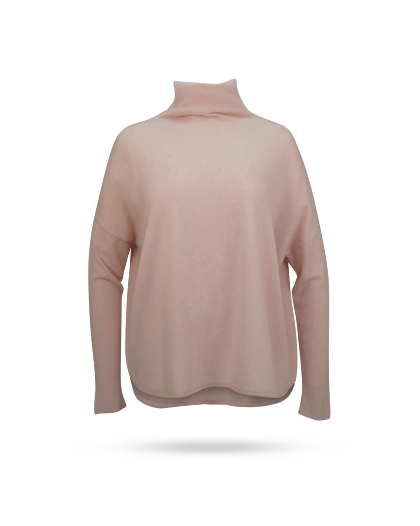 Hemisphere-Cashmere-Pullover-Schalkragen-Rosa-2121337-4 Hemisphere Cashmere Pullover Schalkragen Rosa 2121337 4