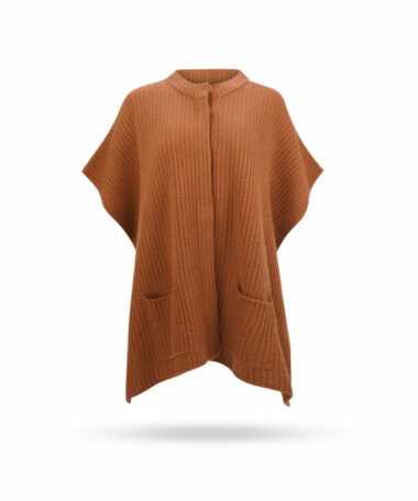 Hemisphere Poncho Weste Cognac 2125758 4
