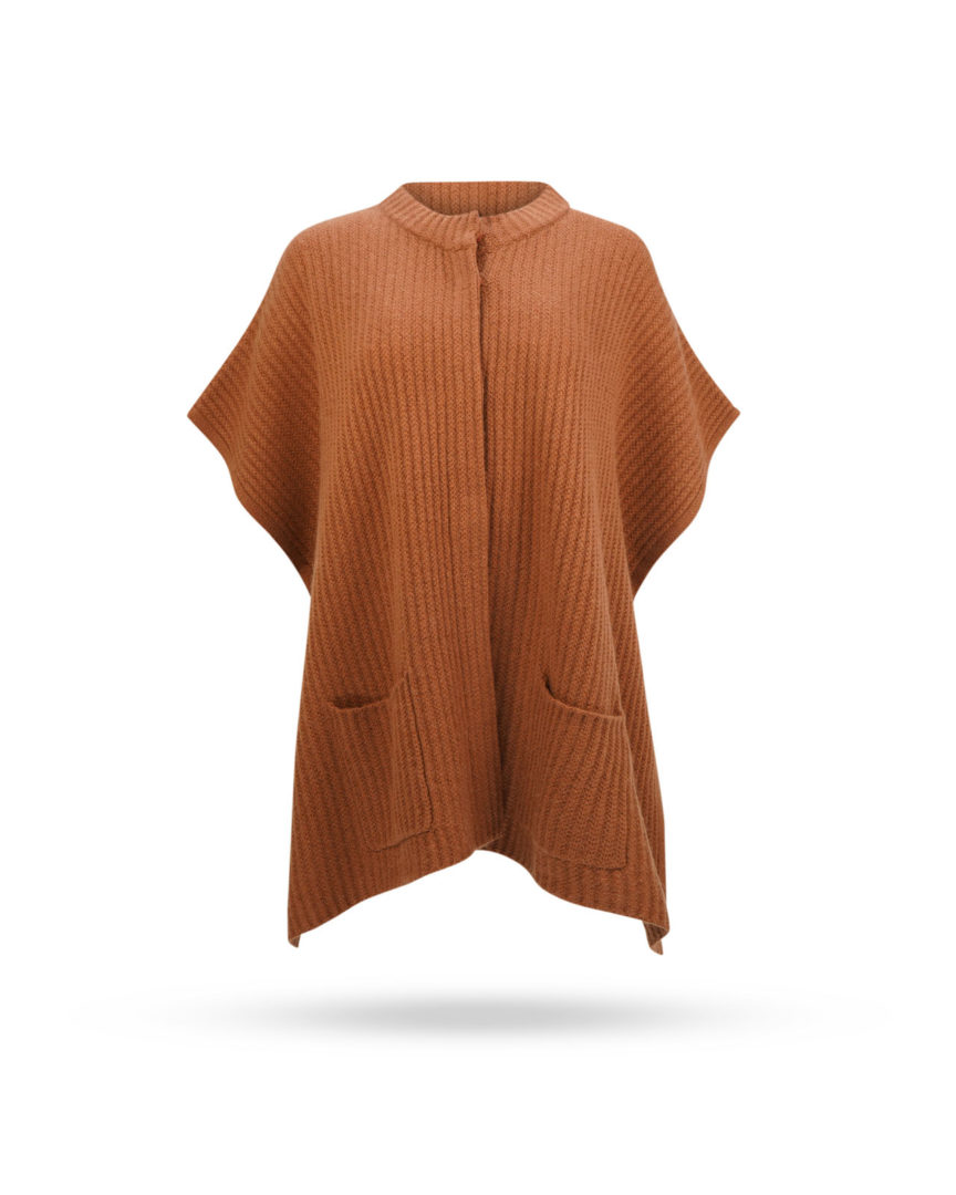 Hemisphere-Poncho-Weste-Cognac-2125758-4 Hemisphere Poncho Weste Cognac 2125758 4