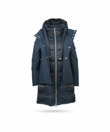 Herno Daunenmantel mit Kapuze Dunkelblau PI1010D 1