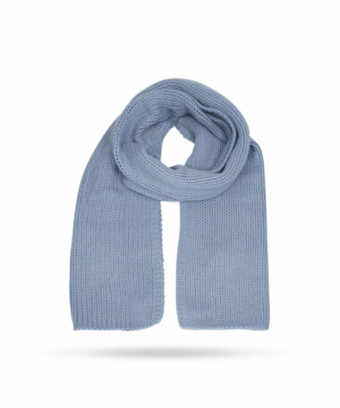 Mary Yve Cashmere Grobstrick Schal Hellblau 50243 314