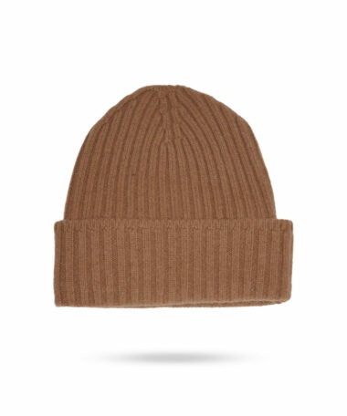 Mary Yve Cashmere Mutze gerippt Nougat 50246 713
