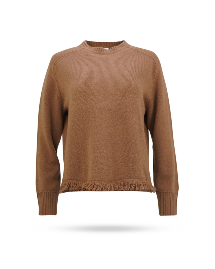 Mary-Yve-Cashmere-Pullover-mit-Fransen-Nougat-50227-713 Mary Yve Cashmere Pullover mit Fransen Nougat 50227 713