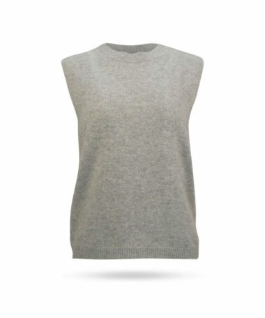 Mary Yve Cashmere Pullunder Hellgrau 50226 824