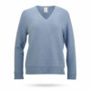 Mary Yve Cashmere V Pullover Hellblau 50229 314