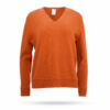 Mary Yve Cashmere V Pullover Kürbis 50229 569