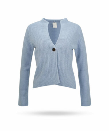 Mary Yve Cashmere Weste Hellblau 50231 314