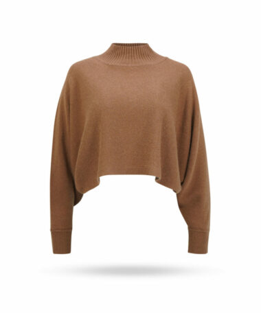 Mary Yve Cropped Ponchopulli Cashmere Nougat 50225 713