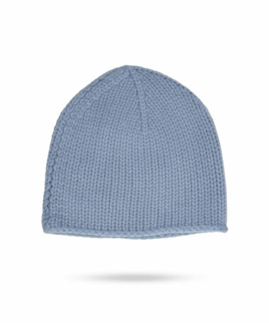 Mary Yve Grobstrick Haube Hellblau 50170 314