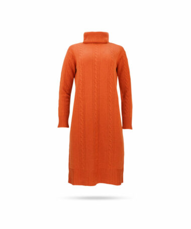 Max Mara Paese Strickkleid mit Schalkragen Kurbis MM12069 1