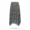 Patrizia Pepe Plissee Midirock mir Print Schwarz 2G0835 A9V6