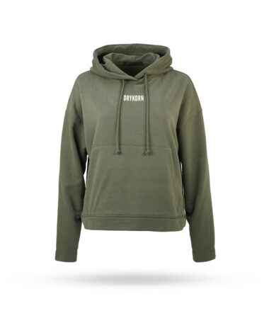 Drykorn Ilmie Sweater mit Hoodie Olive 89692 2100