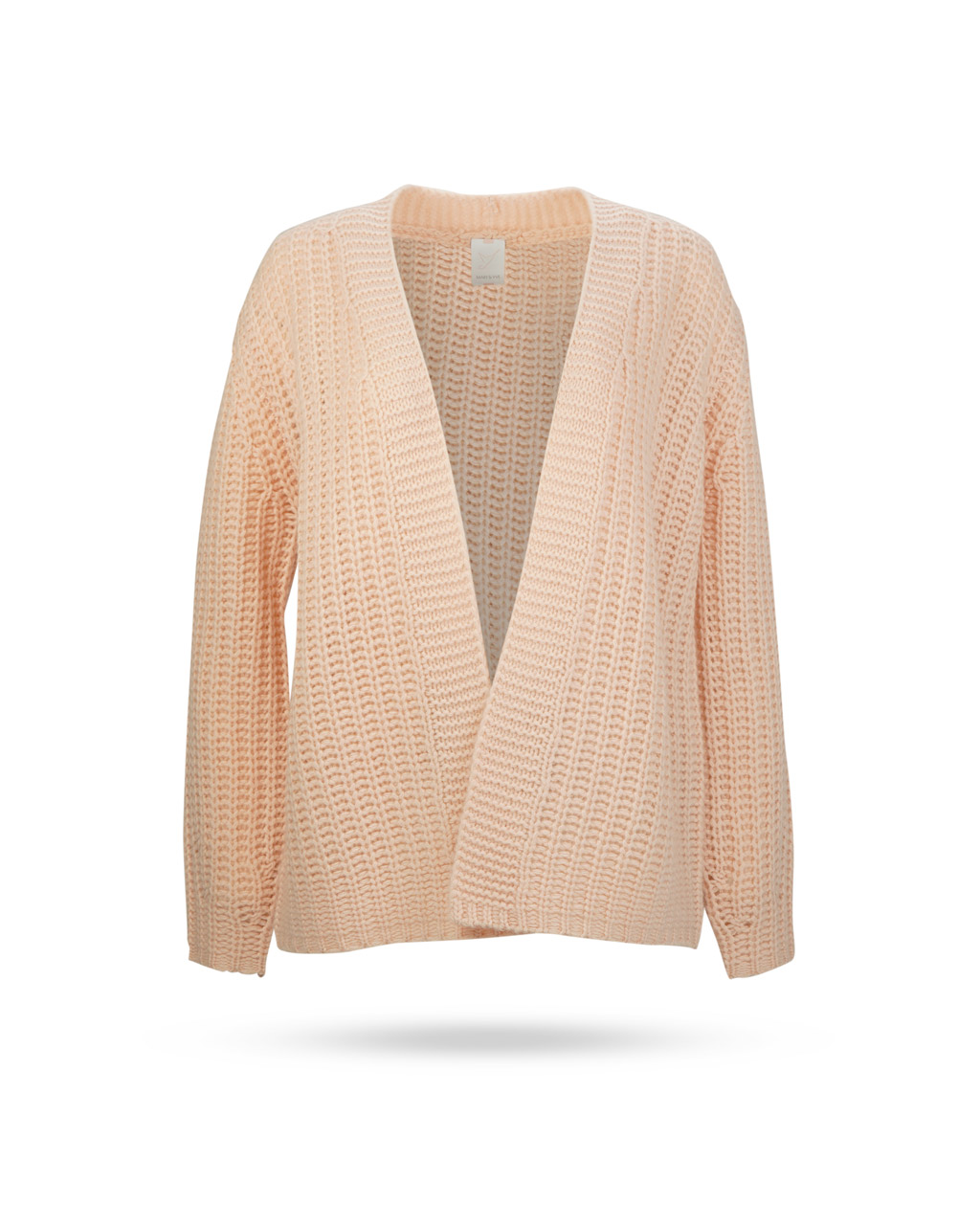 Mary-Yve-Grobstrick-Cashmere-Cardigan-Apricot-50276-550 Mary-Yve-Grobstrick-Cashmere-Cardigan-Apricot-50276-550