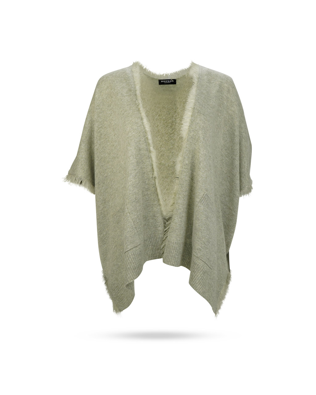 Repeat-Cashmere-Poncho-Weste-Schilfgruen-700544-1440 Repeat-Cashmere-Poncho-Weste-Schilfgruen-700544-1440