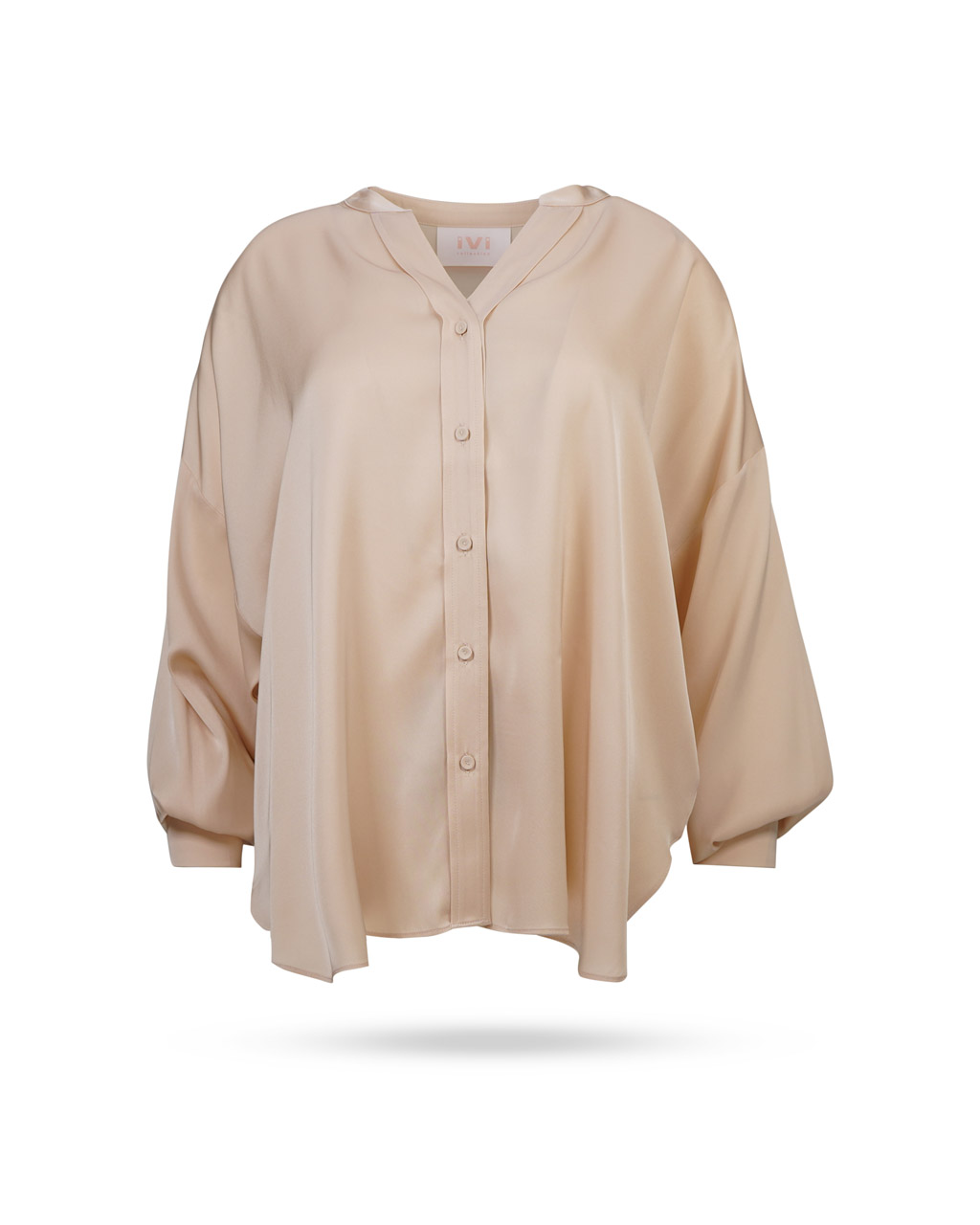 IVI-Solid-Seidenbluse-Nude-22101098 IVI-Solid-Seidenbluse-Nude-22101098