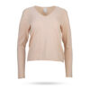 Mary-Yve-Viskose-V-Pullover-mit-Rollkante-Apricot-60033