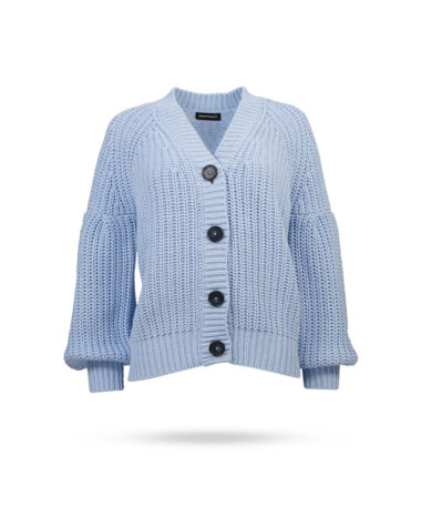 Repeat-Grobstrick-Weste-Ballonarm-Hellblau-400747