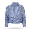 Soluzione-Bluse-zum-knoten-Mid-Blue-1203-273