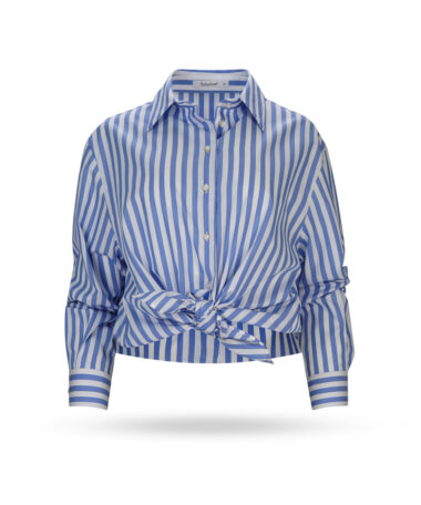 Soluzione-Bluse-zum-knoten-Mid-Blue-1203-273