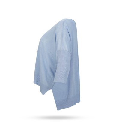 Blaumax-Lipari-Poncho-Pullover-Hellblau-8040-2