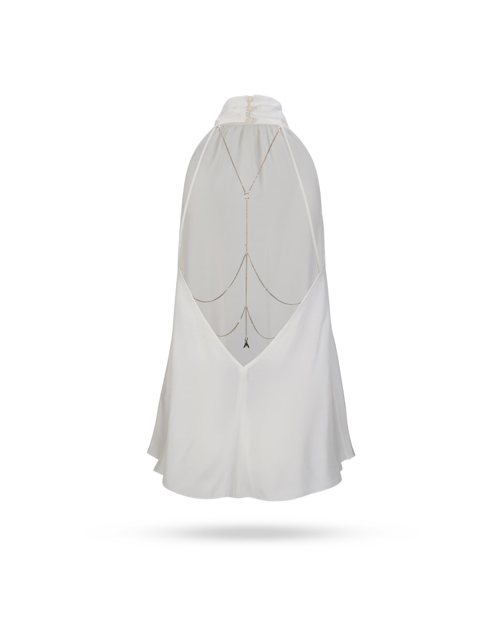 Patrizia-Pepe-Stehkragen-Bluse-Naturweiss-2C1370-A057-2 Patrizia-Pepe-Stehkragen-Bluse-Naturweiss-2C1370-A057-2