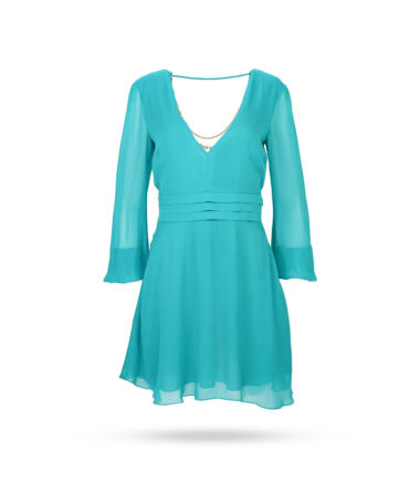 Patrizia-Pepe-Kleid-mit-Ketten-Turkis-2A2428-A060-1