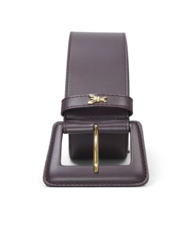 Patrizia-Pepe-High-Waisted-Cintura-Belt-Dark-Blazon-Purple-CW8783-L009