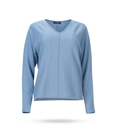 Repeat-Cashere-V-Pullover-mit-Naht-Mid-Blue-101565-1487
