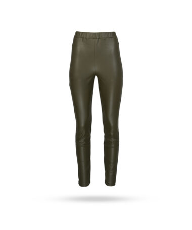 Max-Mara-Ornella-Lederimitat-Hose-Olive