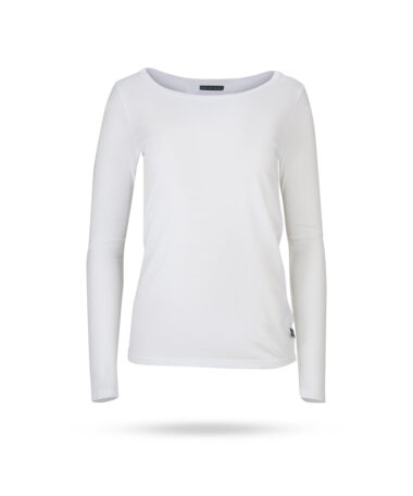 Outryght-Lola-Rundhals-Shirt-Weiss