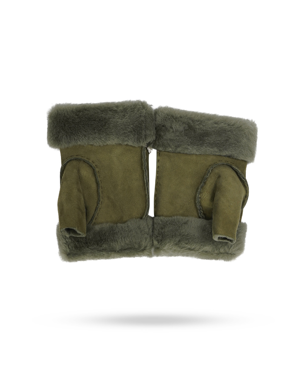 Alpoguanti-Manicotto-montone-Olive Alpoguanti-Manicotto-montone-Olive