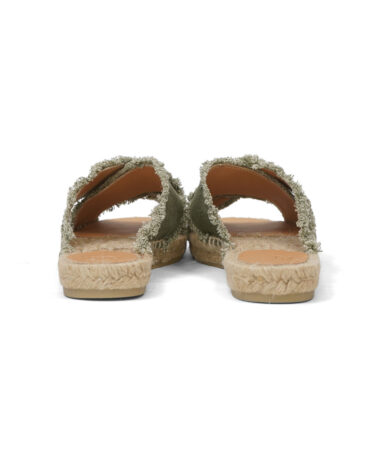 Castaner Palmera Pantoletten Olive Palmera 414 37 3