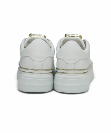 KennelSchmenger Elan Plateau Sneaker mit Schmuckstein Weiss 3