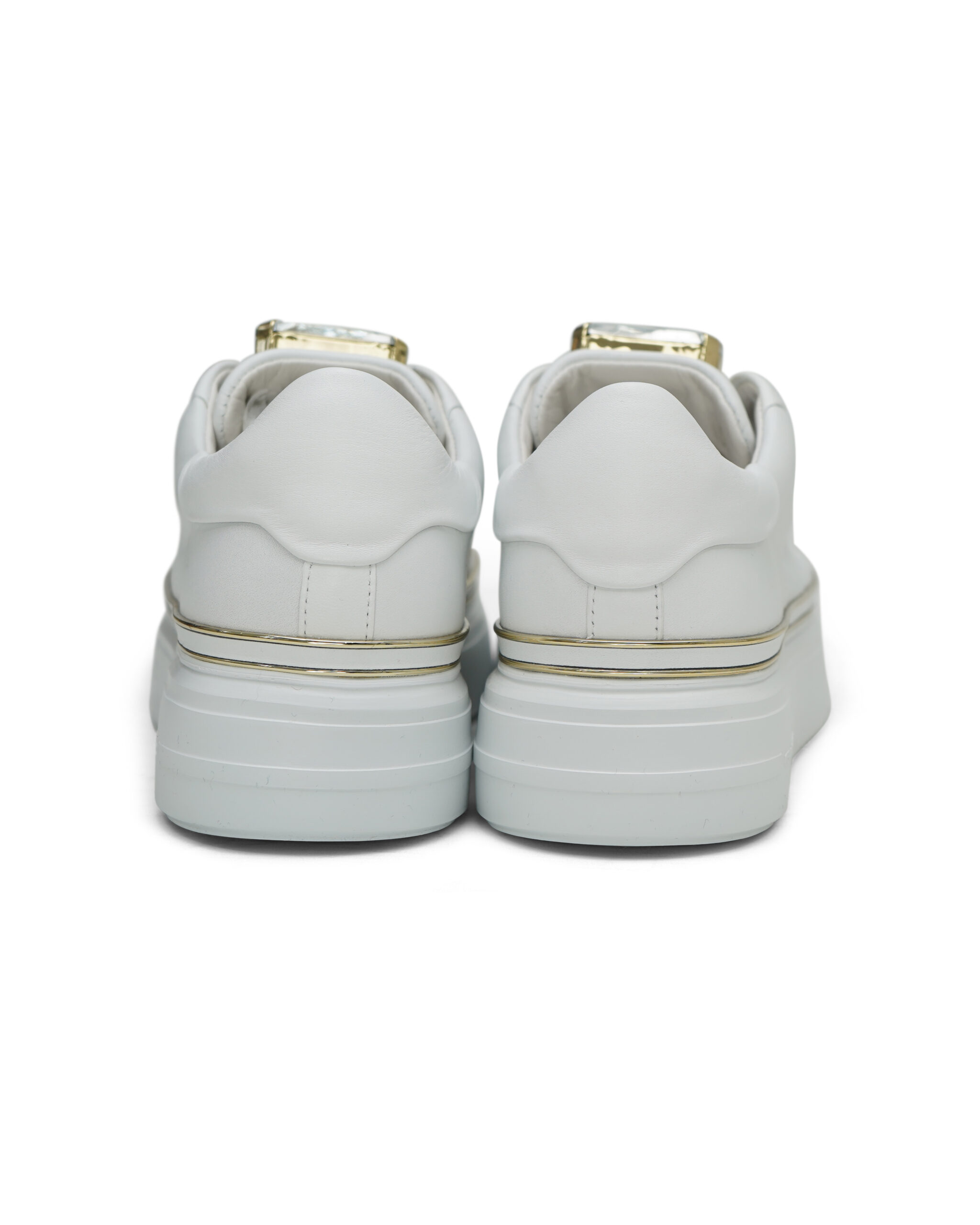 KennelSchmenger-Elan-Plateau-Sneaker-mit-Schmuckstein-Weiss-3 KennelSchmenger Elan Plateau Sneaker mit Schmuckstein Weiss 3