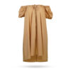 Liviani-Conti-Off-shoulder-Kleid-mit-Puffärmel-Karamell-L2SK31-2