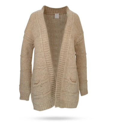 Mary Yve Grobstrick Cardigan Beige 87023 932