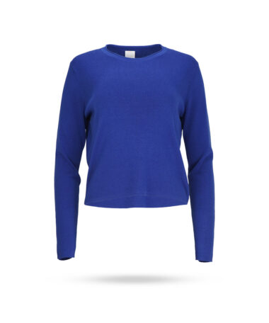 Mary-Yve-Pullover-verkurzt-Royalblau-86030
