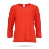 Mary-Yve-Viskose-Pullover-78-Arm-Orangerot-60215