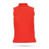 Mary-Yve-Viskose-Stricktop-mit-Stehkragen-Orangerot-60226