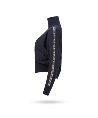 Max Mara Street Rollkragen Pullover Dunkelblau MM12070 2